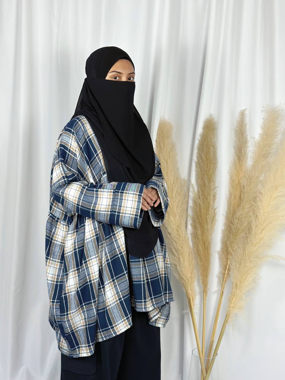 Flannel Babydoll Top