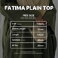 Fatima Plain Top