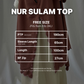 Nur Sulam Top