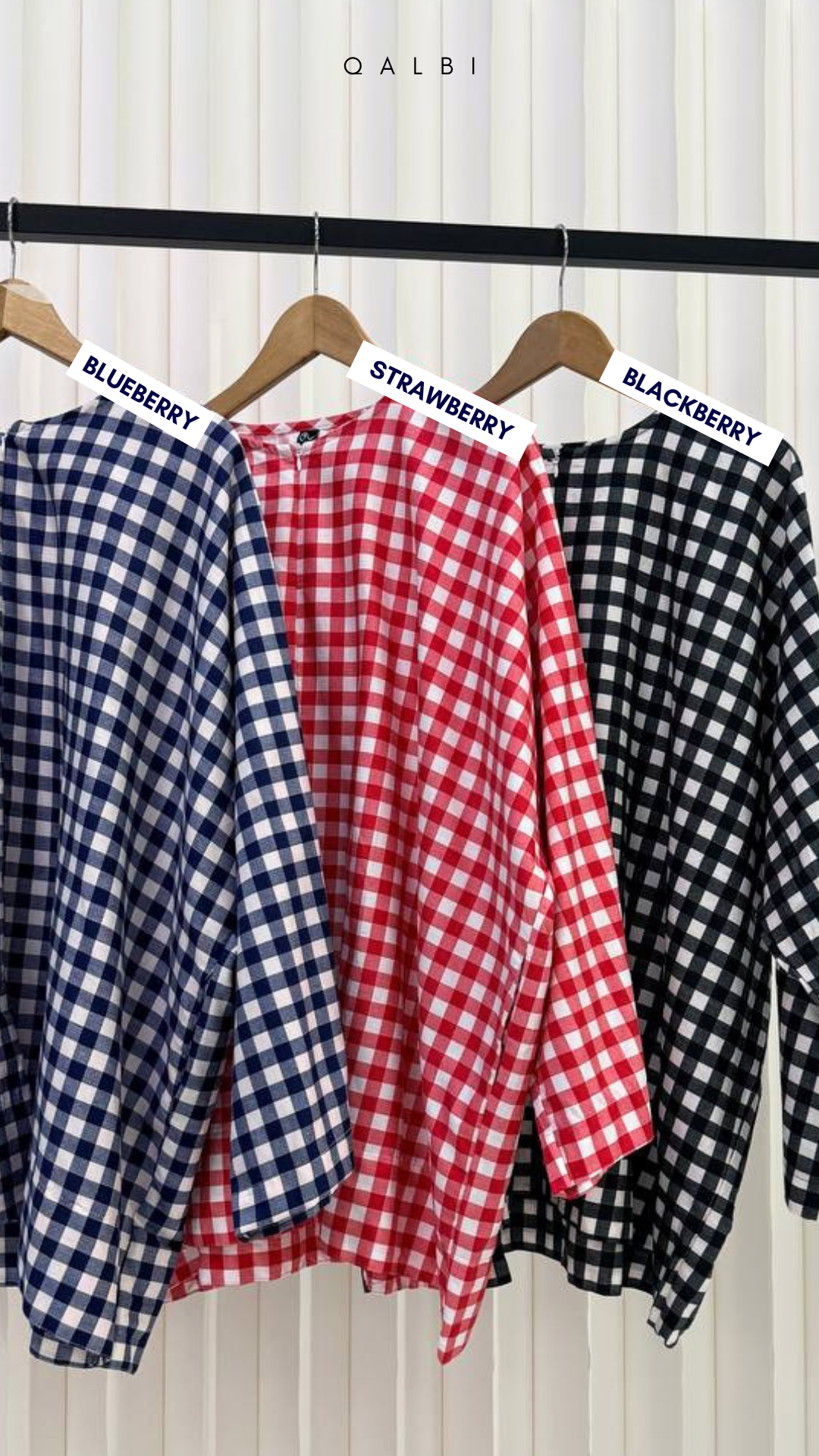 Yana Checkered Top