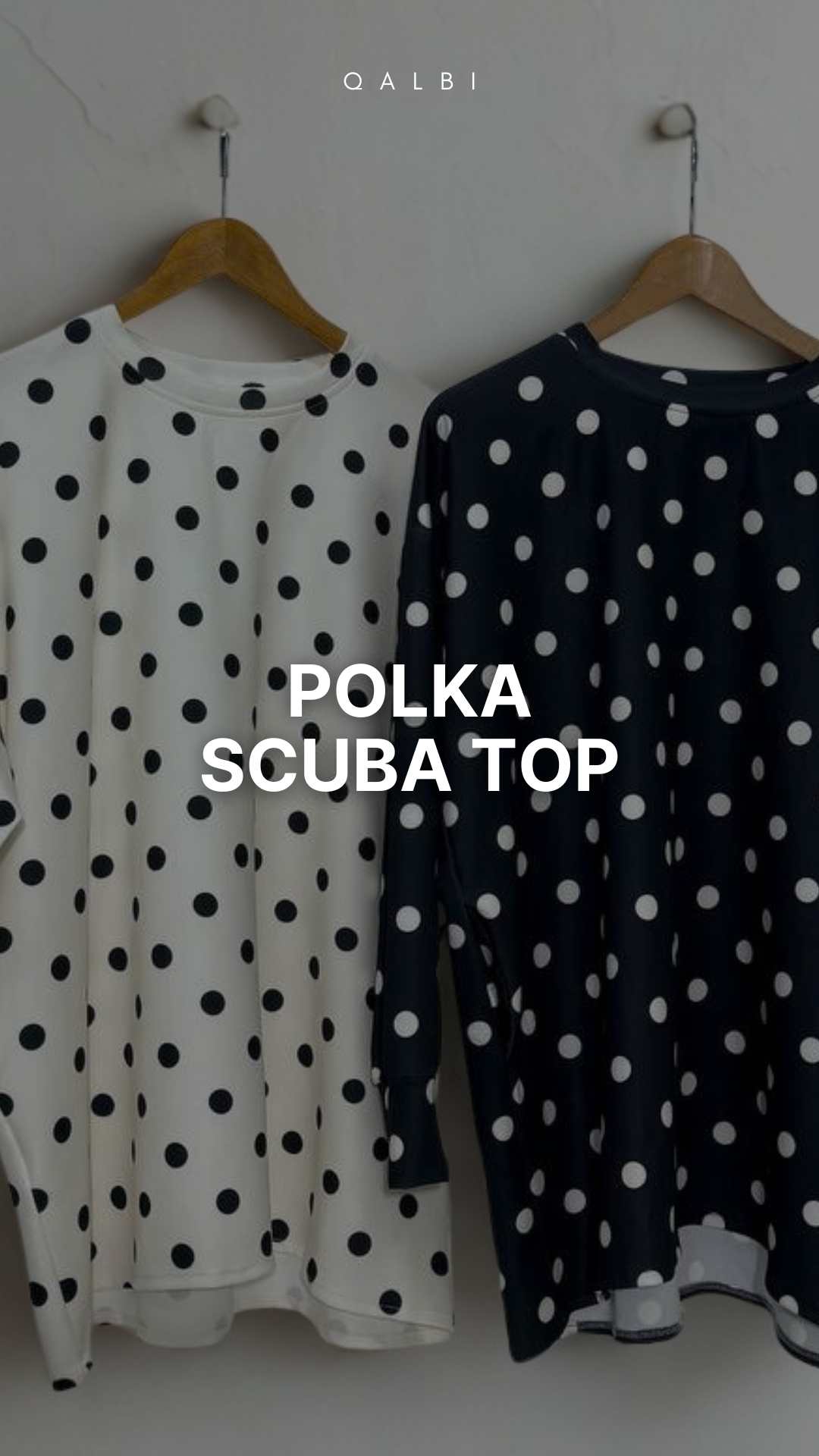 Polka Scuba Top