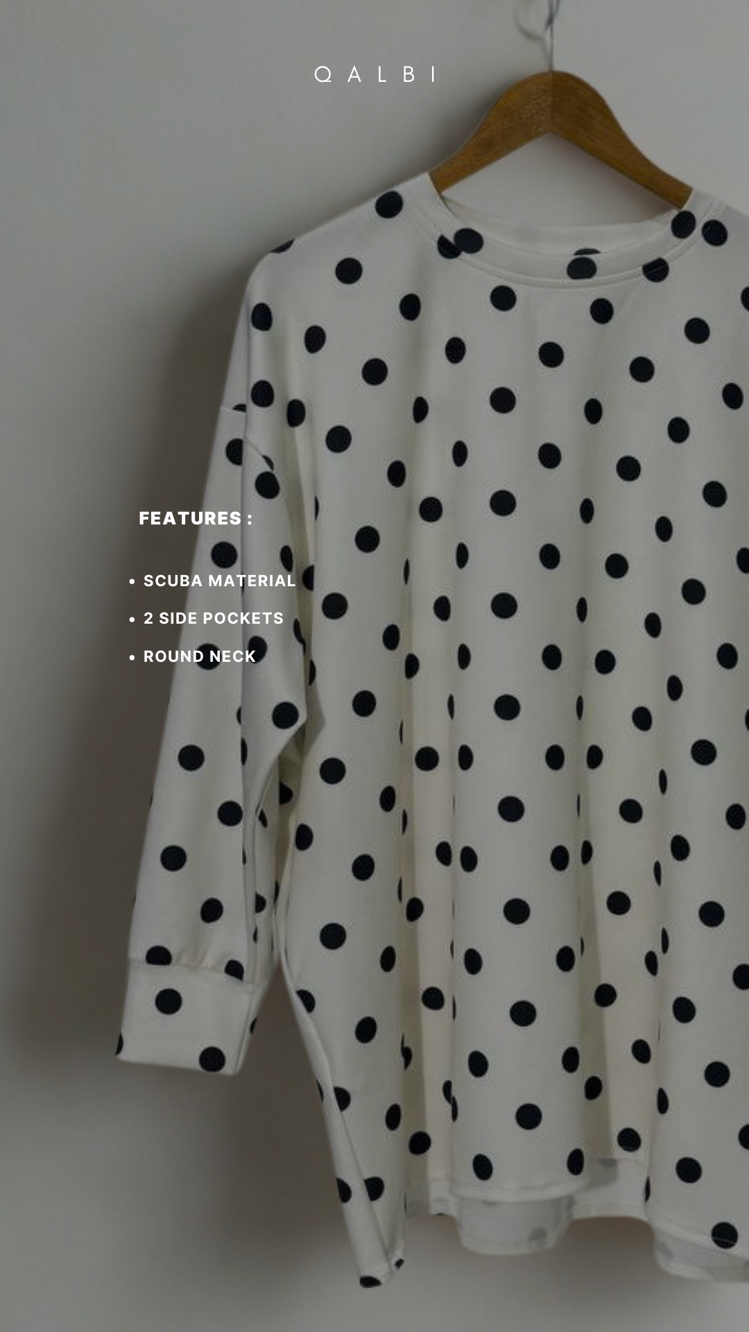 Polka Scuba Top