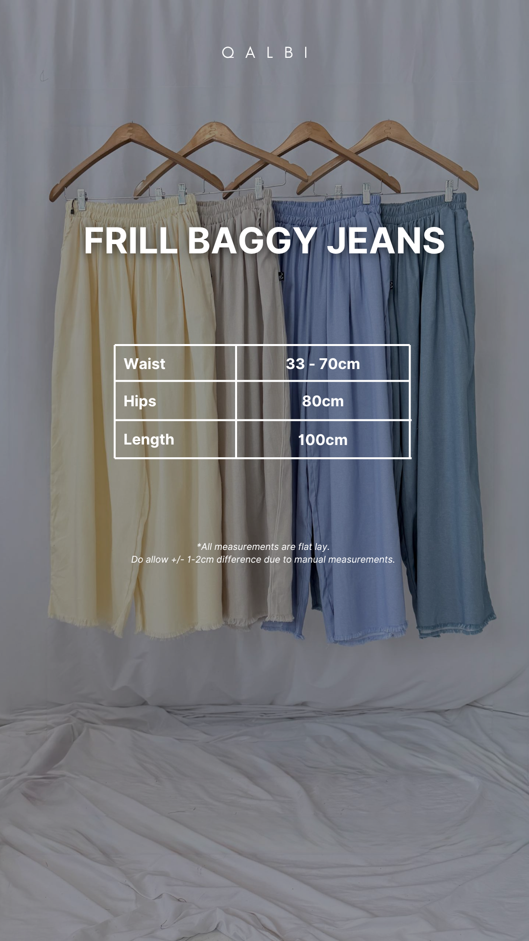 Frill Baggy Jeans