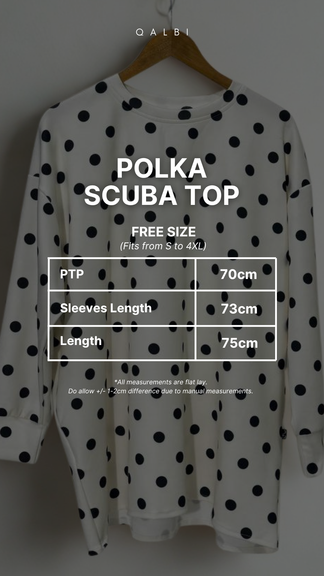 Polka Scuba Top