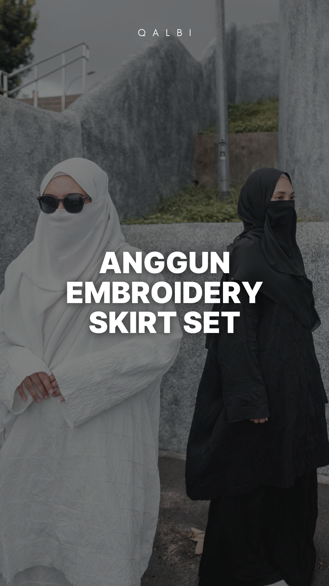 Anggun Embroidery Skirt Set