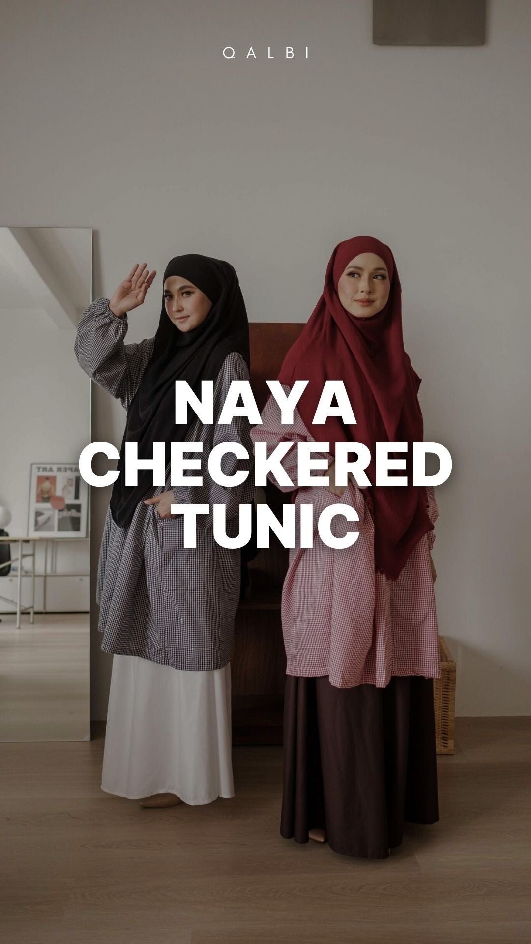 Naya Checkered Tunic