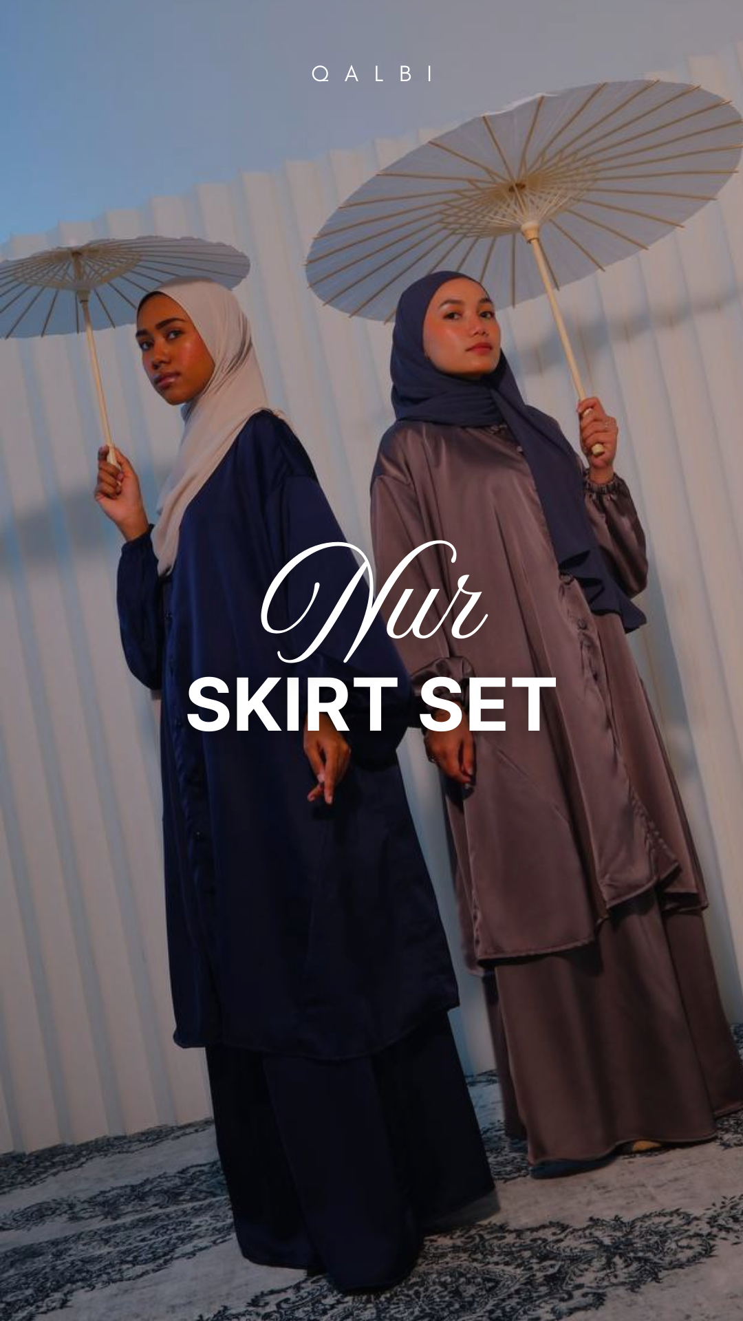 Nur Skirt Set (Bamboo Silk)