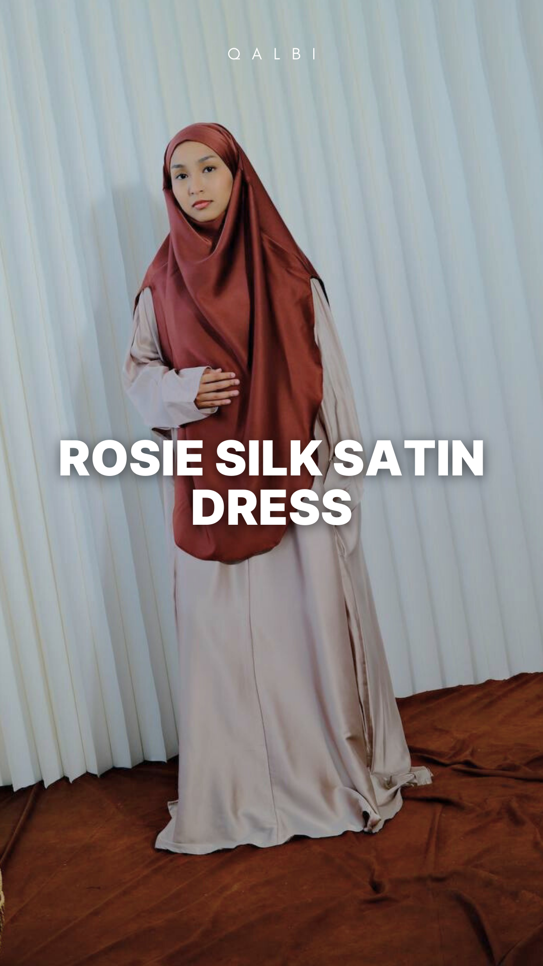 Rosie Silk Satin Dress