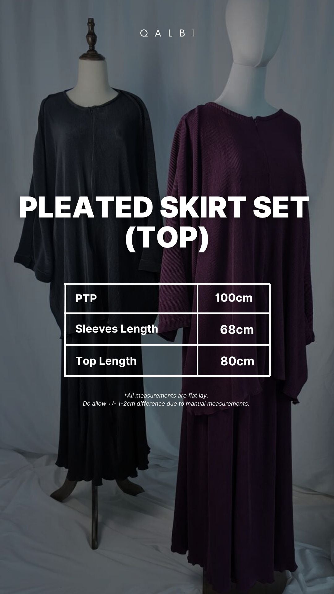 Pleated Skirt Set