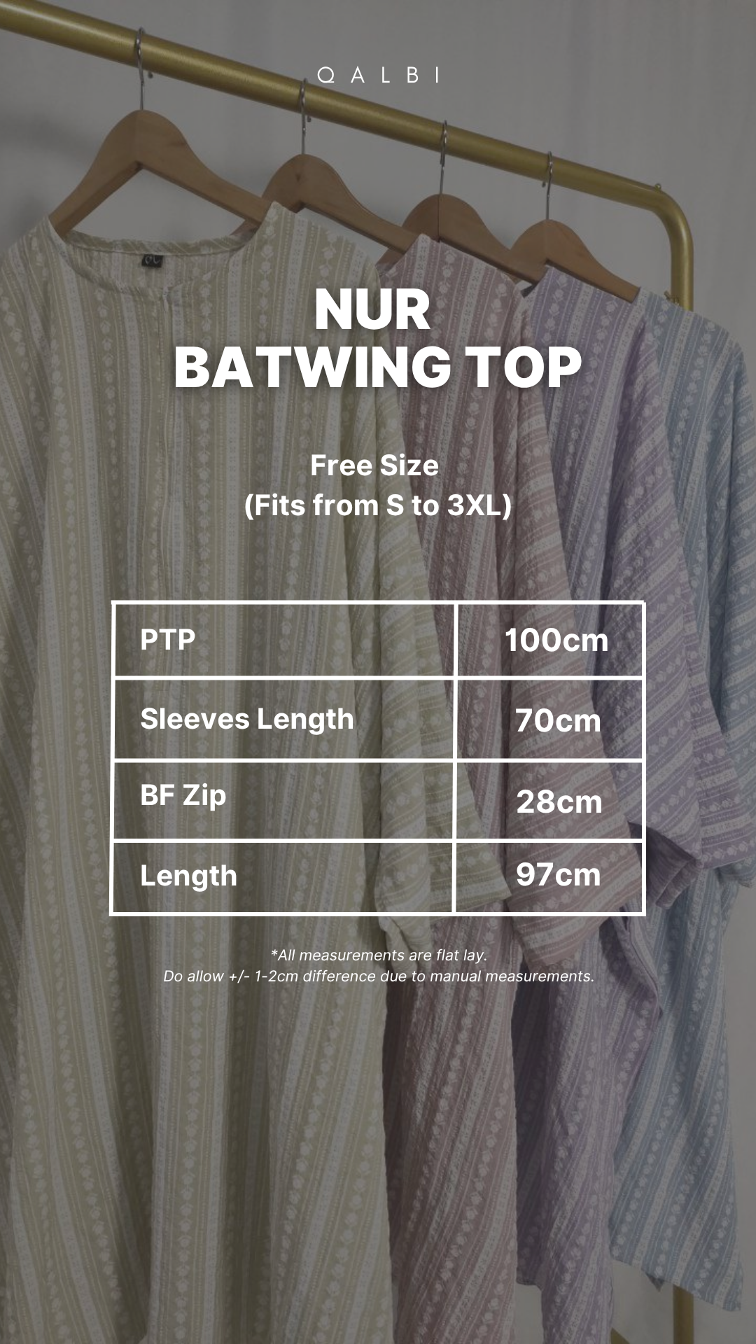 Nur Batwing Top