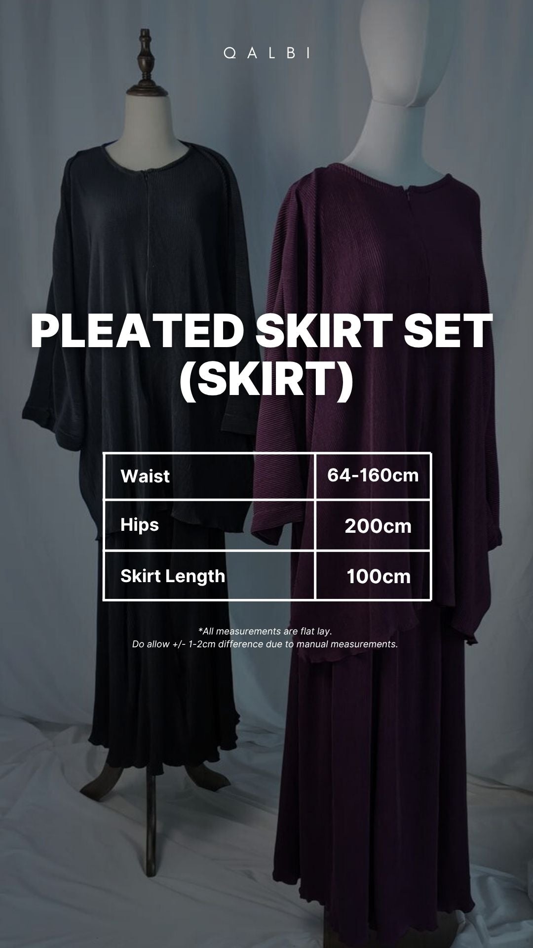 Pleated Skirt Set