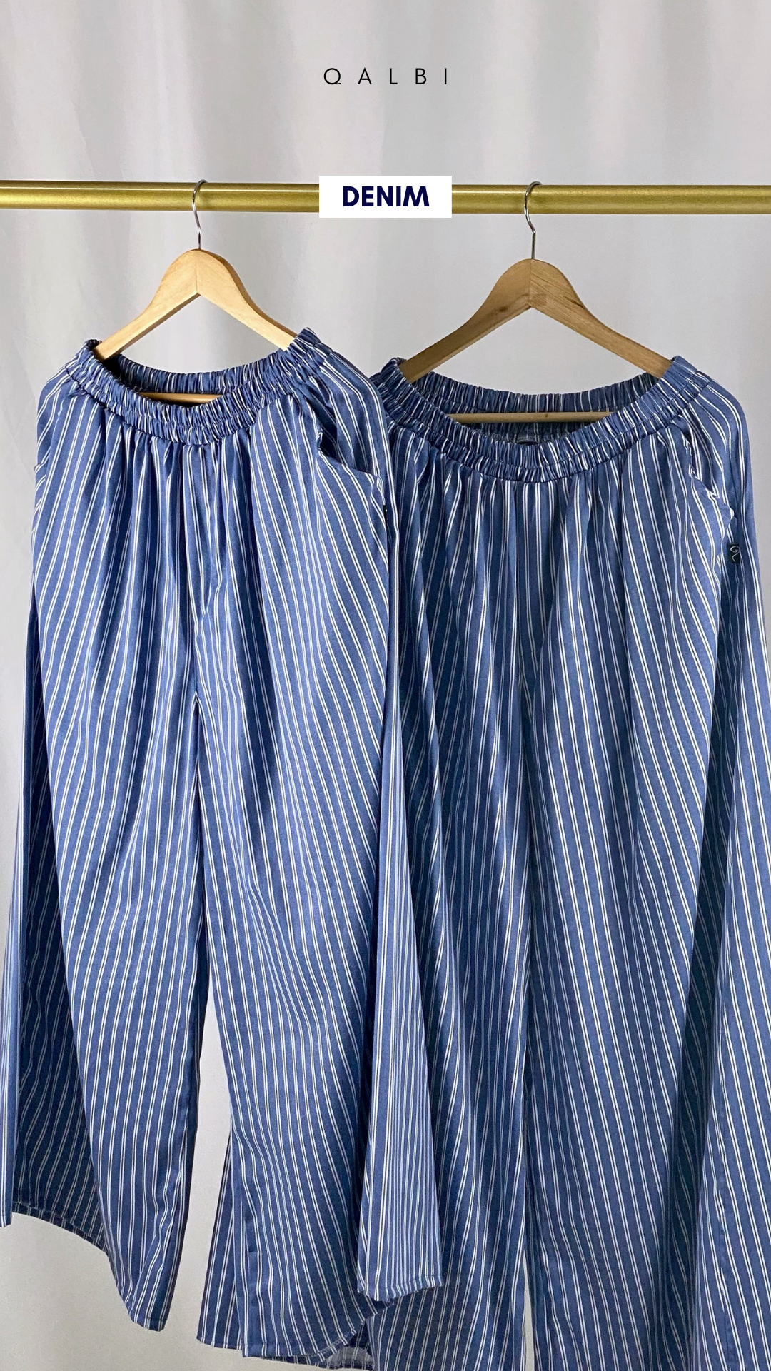 Stripes Baggy Jeans