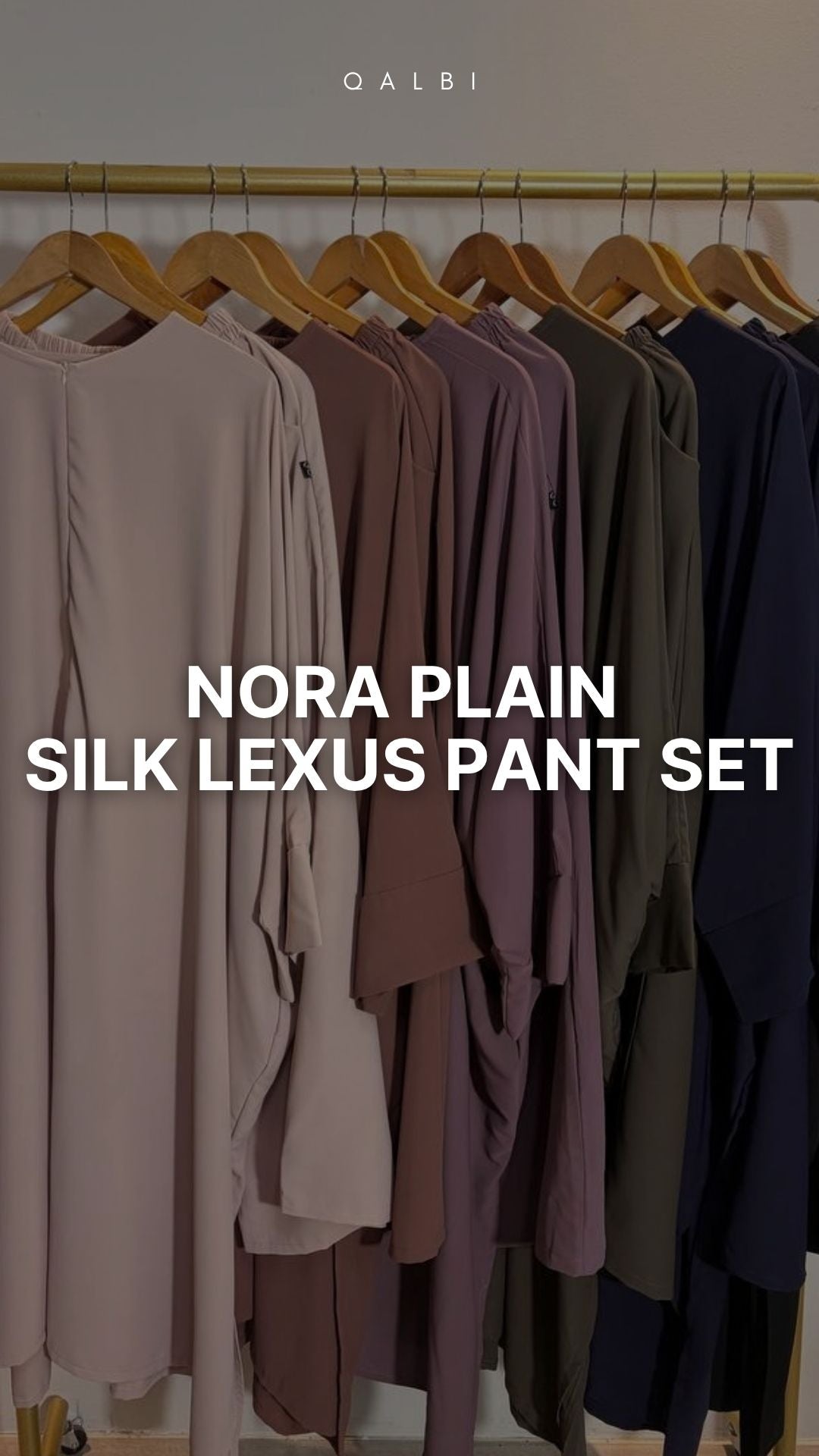 Nora Plain Silk Lexus Pant Set