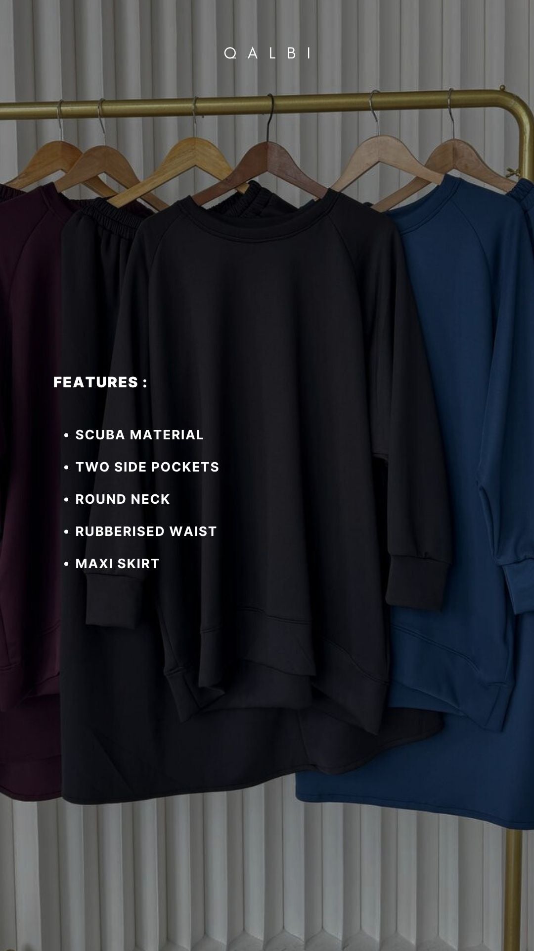 Scuba Skirt Set