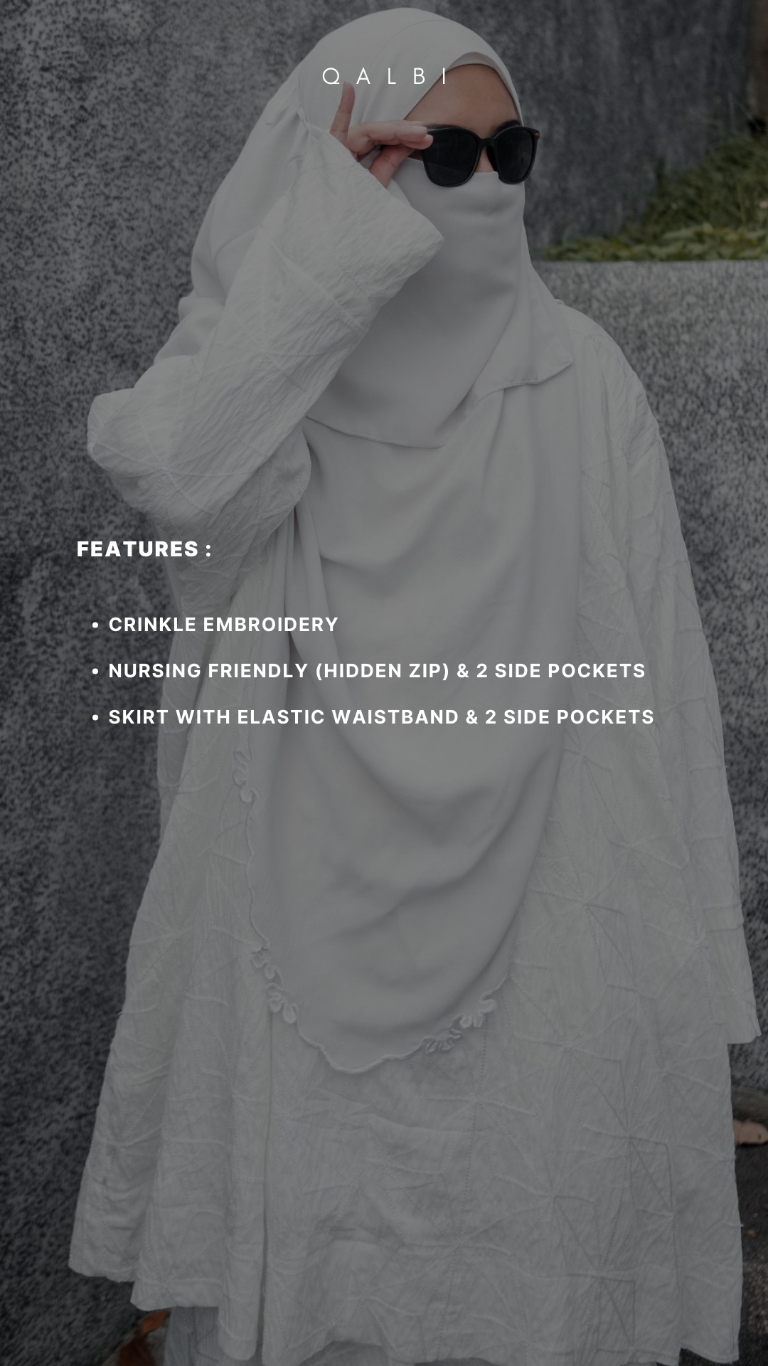 Anggun Embroidery Skirt Set