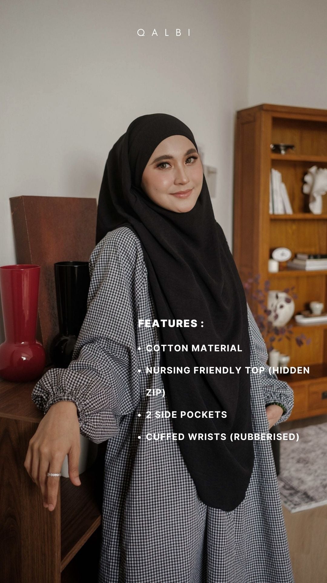 Naya Checkered Tunic