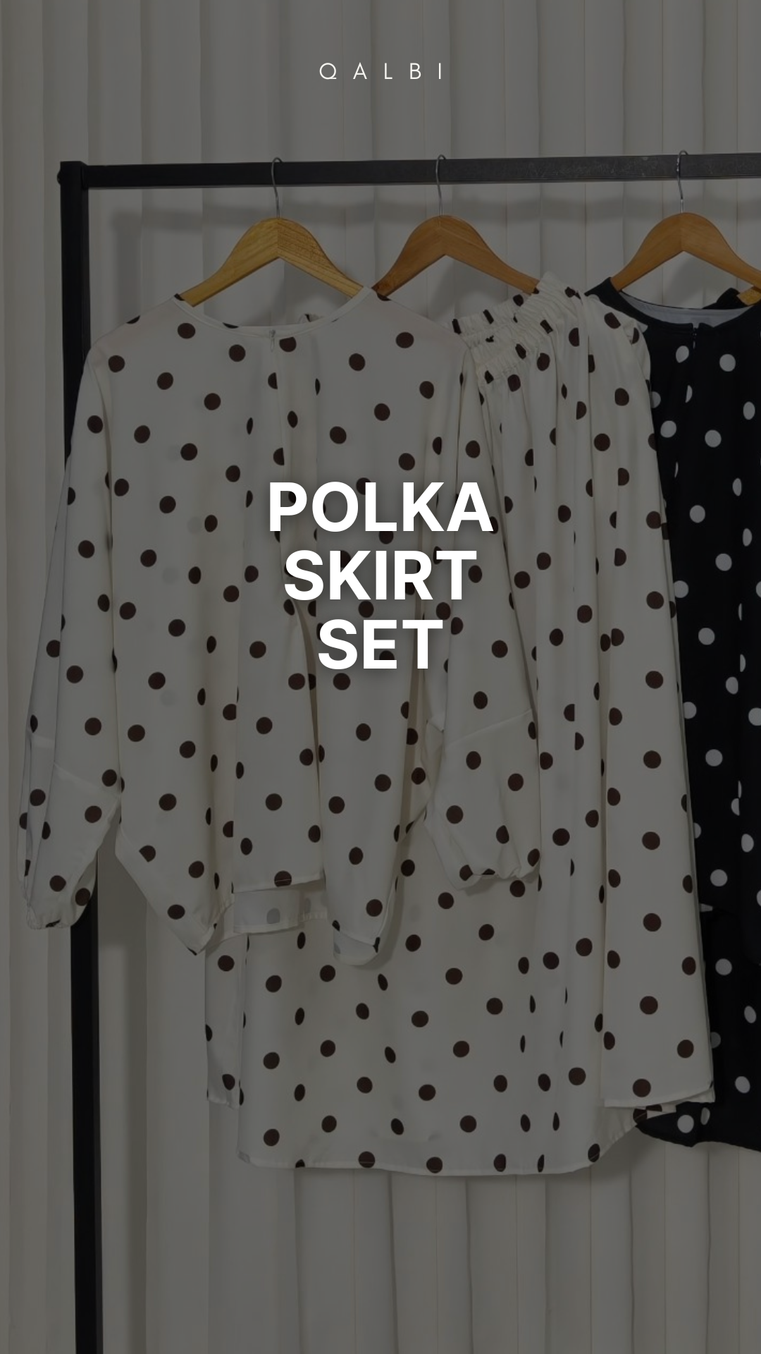 Polka Skirt Set