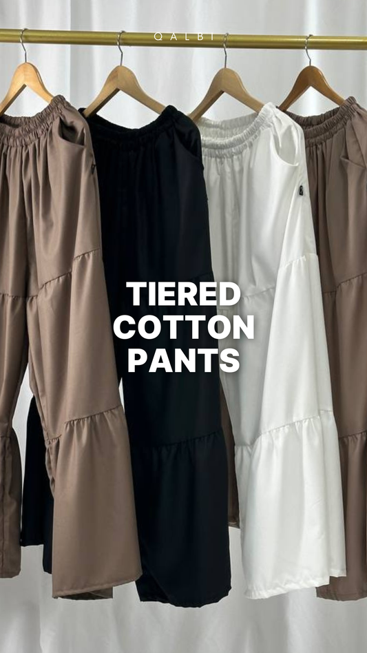 Tier Cotton Pants