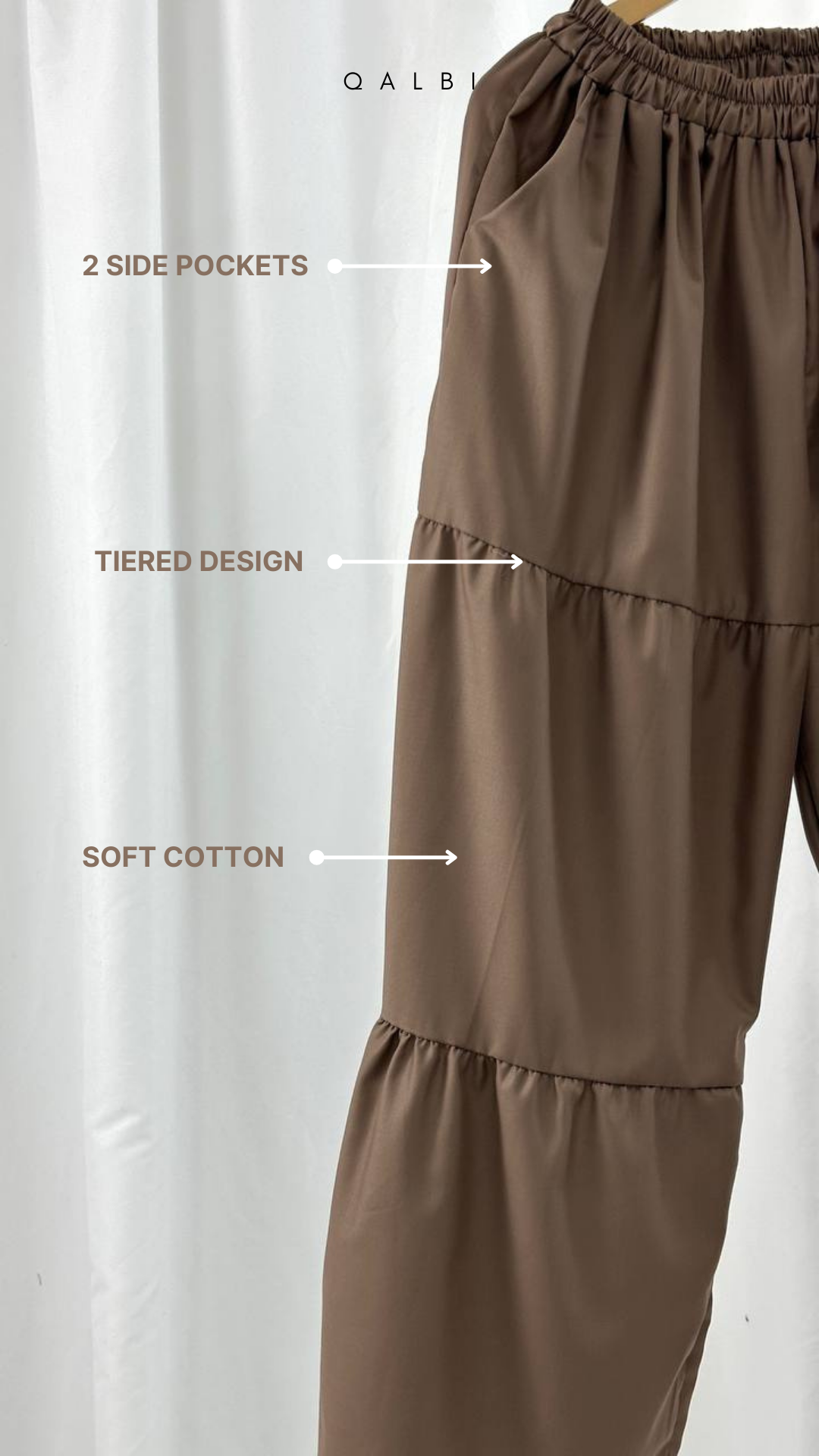 Tier Cotton Pants