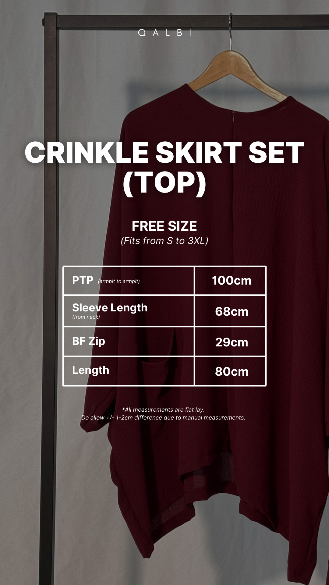 Crinkle Skirt Set