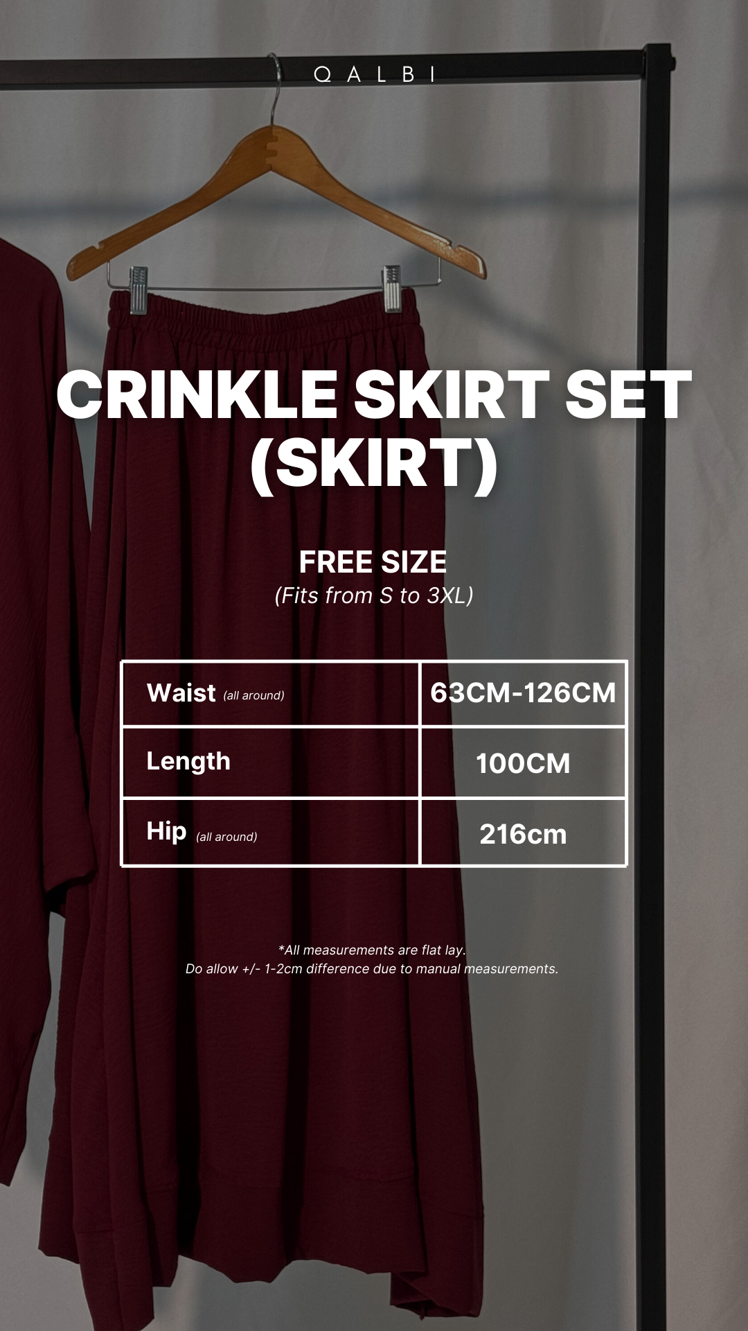 Crinkle Skirt Set