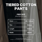 Tier Cotton Pants