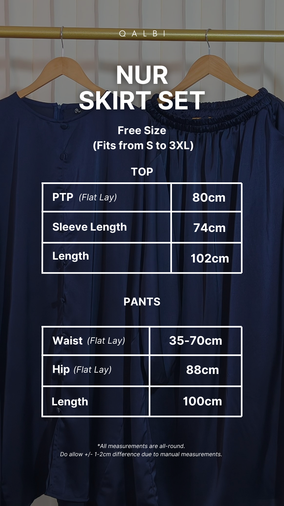 Nur Skirt Set (Bamboo Silk)