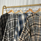 Flannel Babydoll Top