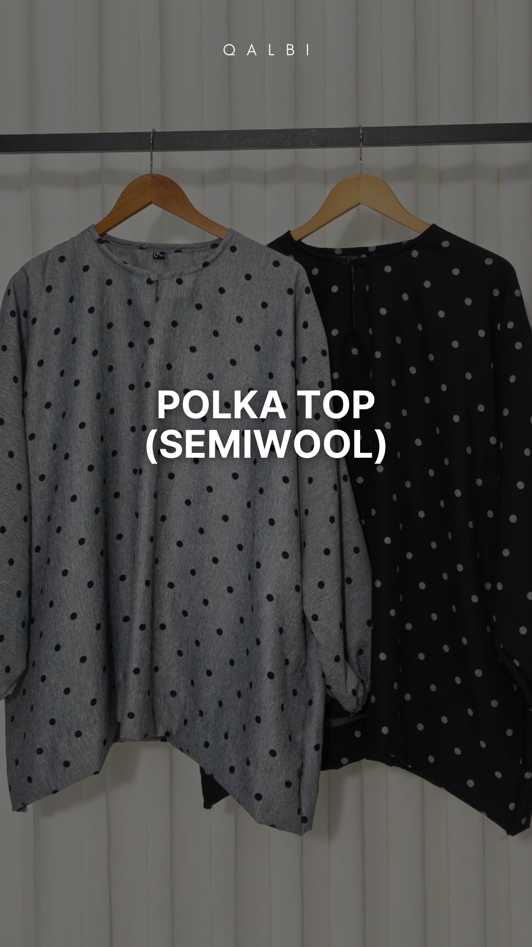 Polka top (semiwool)