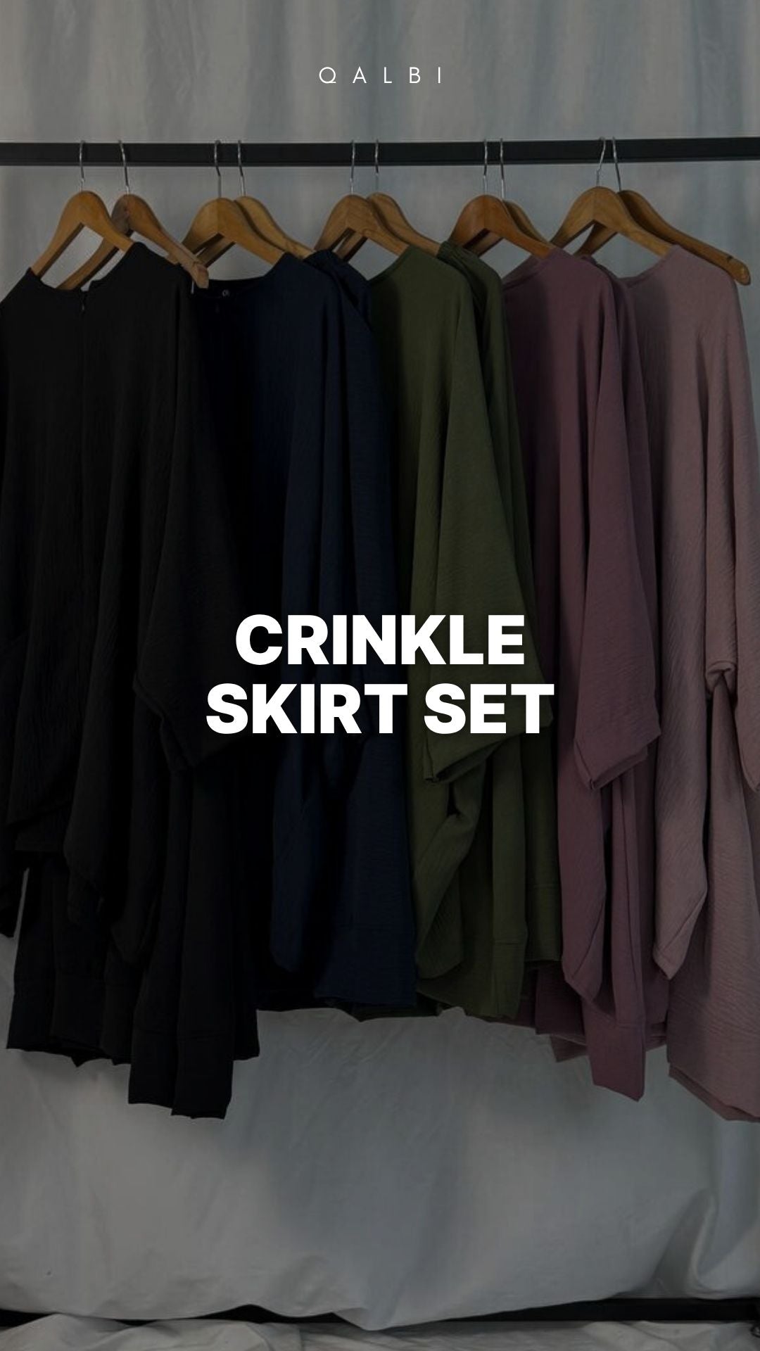 Crinkle Skirt Set