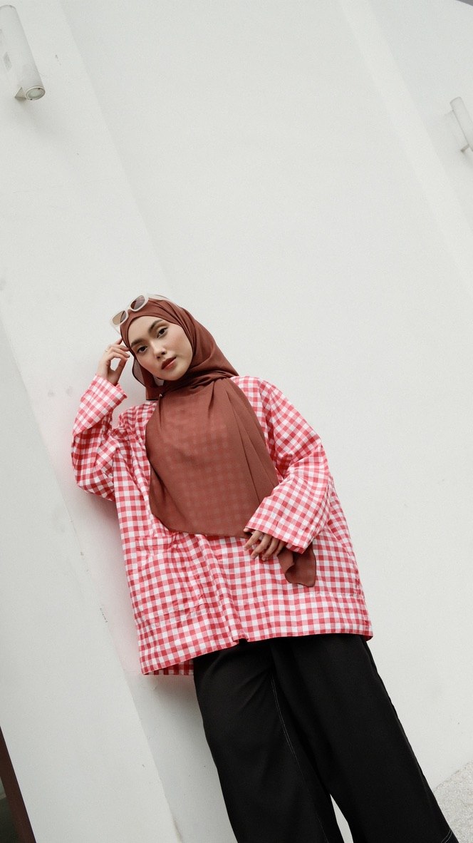 Yana Checkered Top