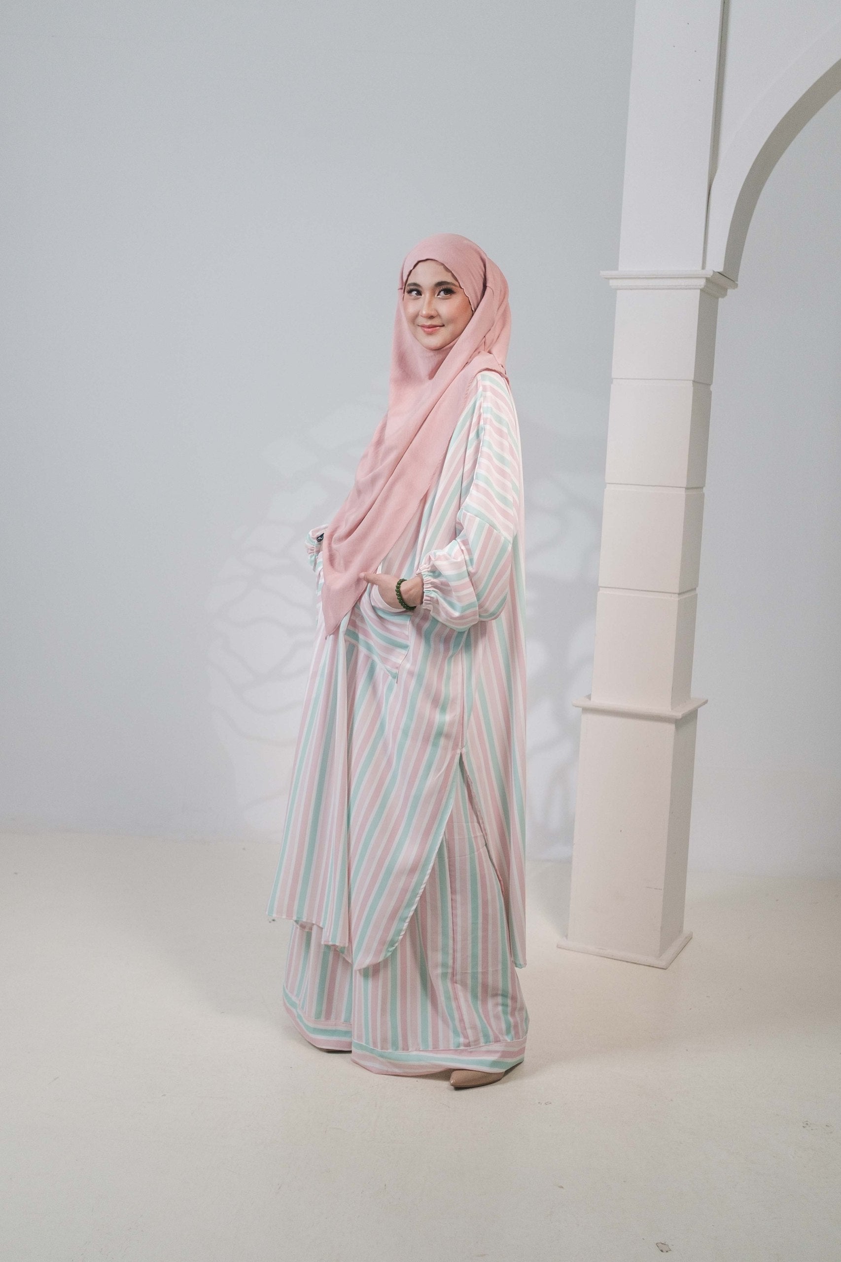 Stripes Pant Set Silk Lexus