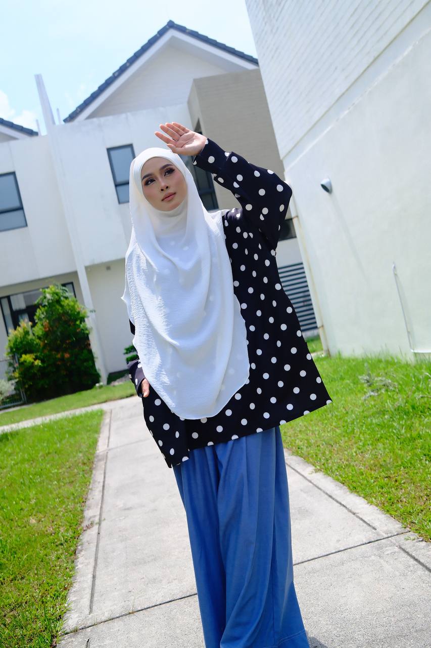 Polka Scuba Top