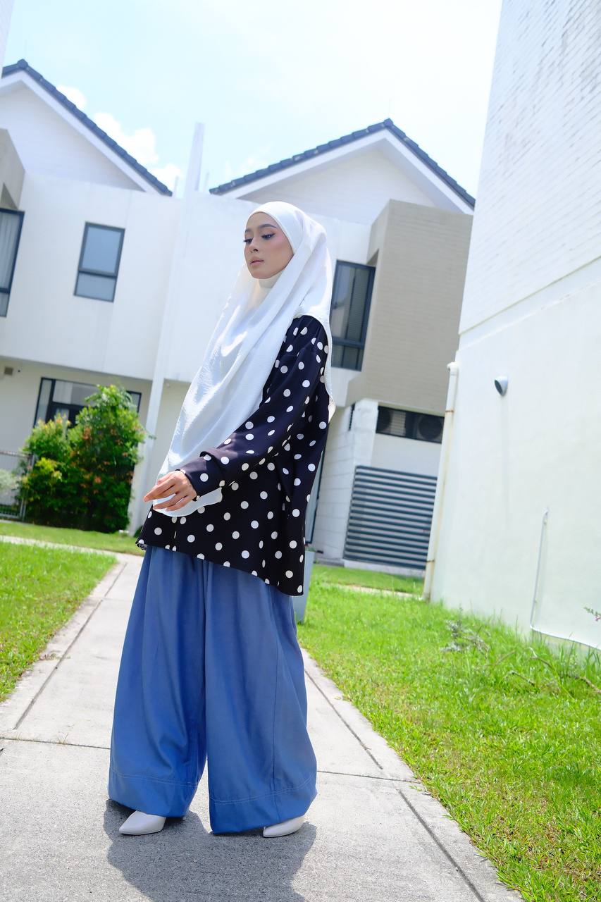 Polka Scuba Top
