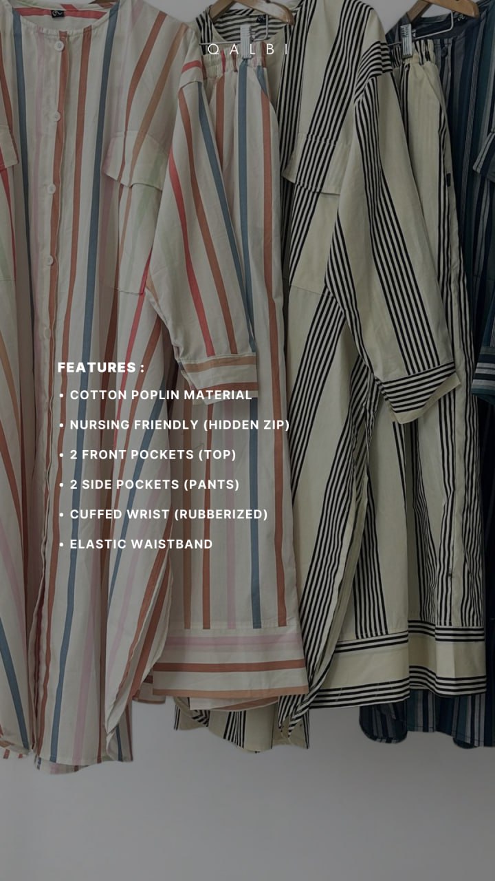 Stripes Pant Set