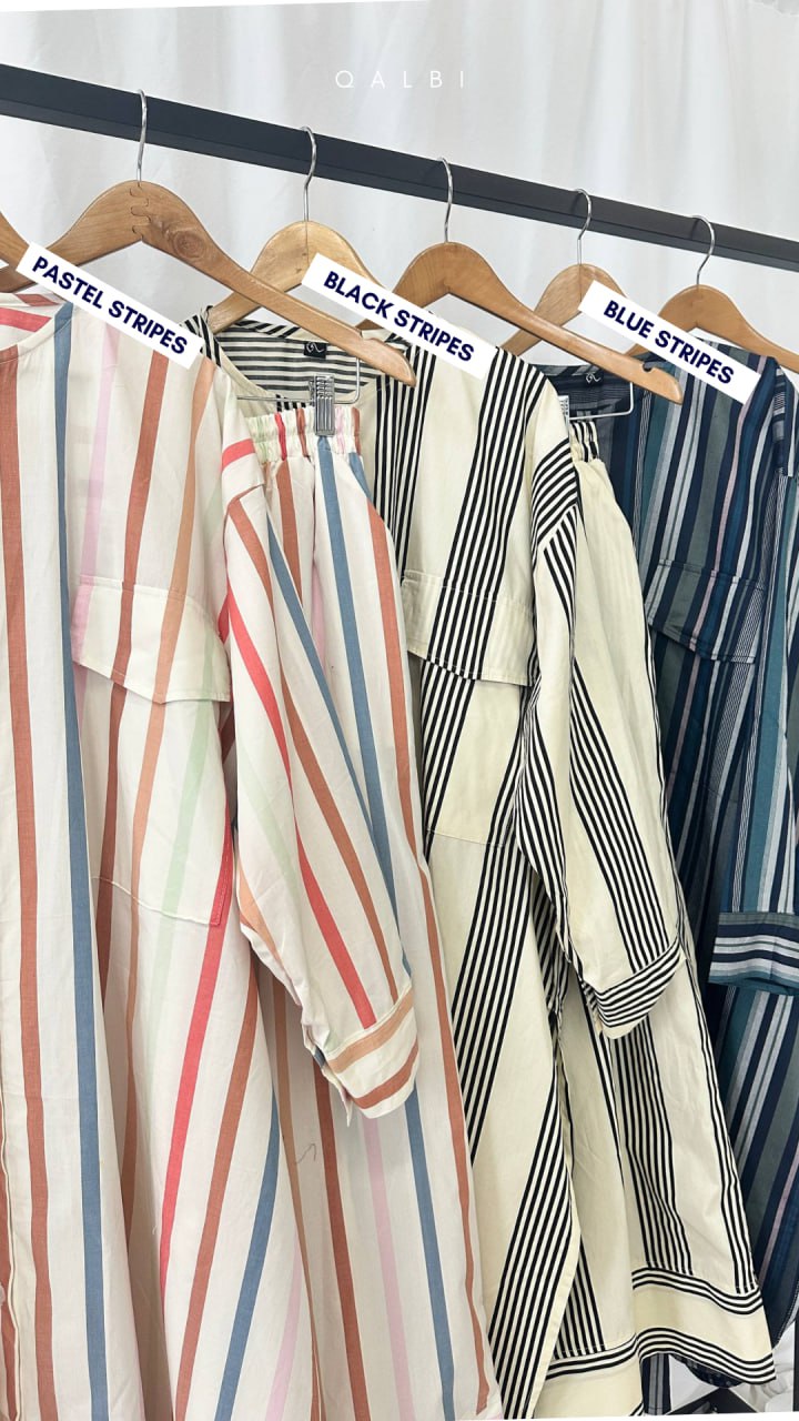 Stripes Pant Set