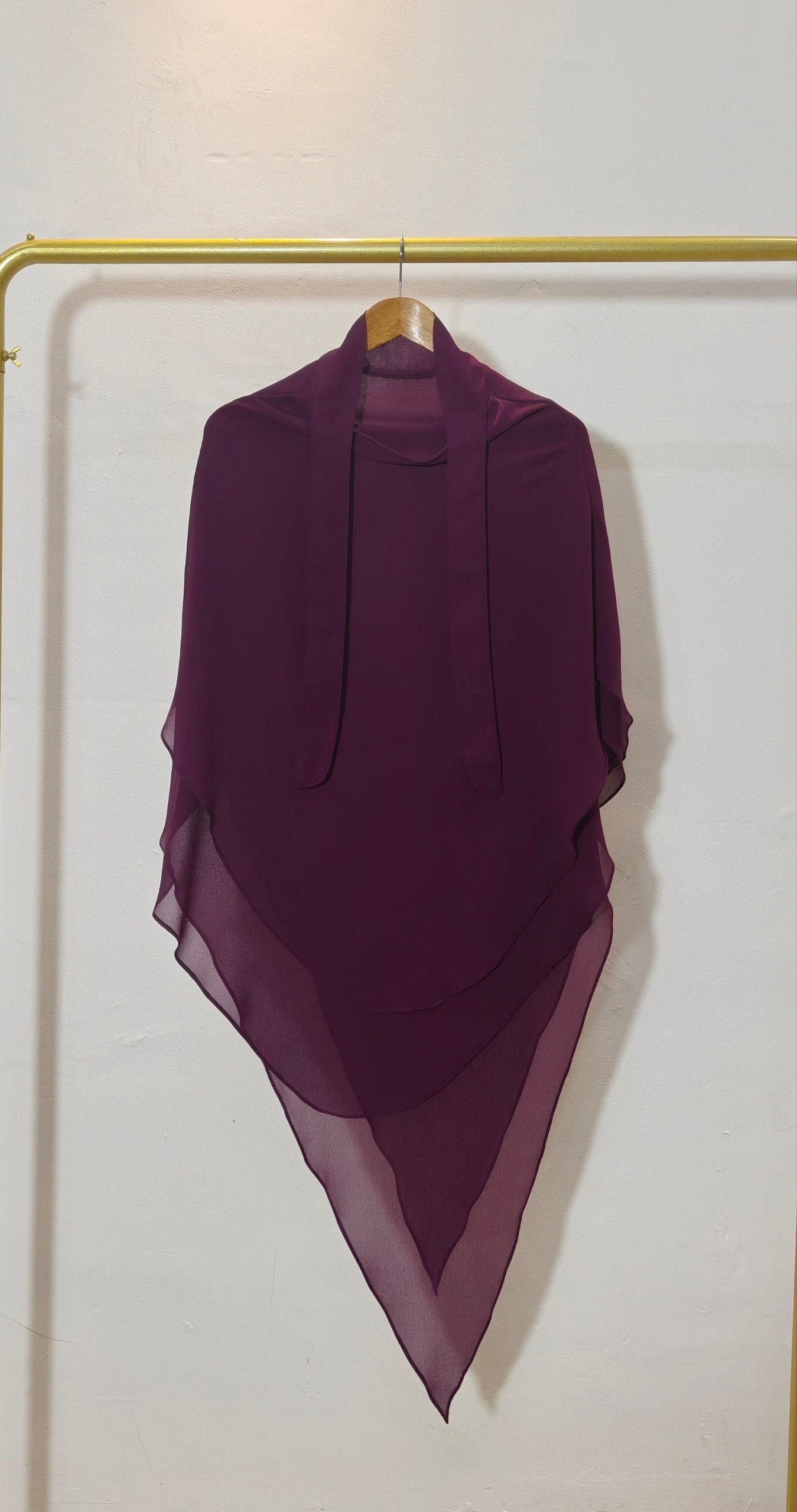 2 Layer Chiffon Khimar