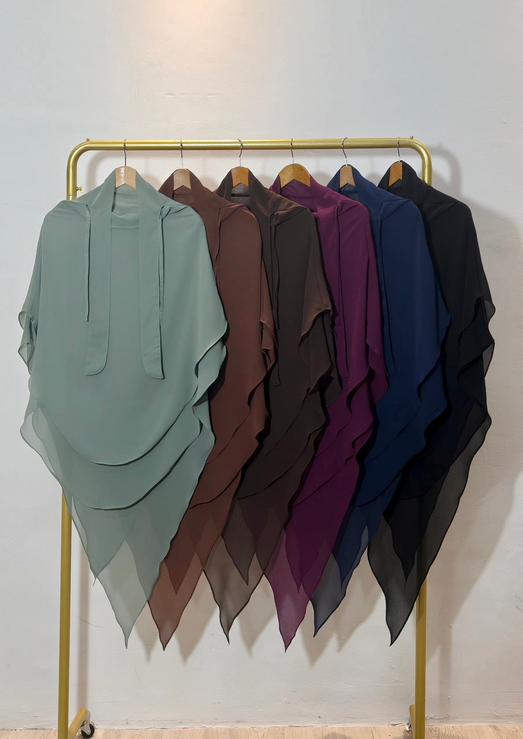 2 Layer Chiffon Khimar