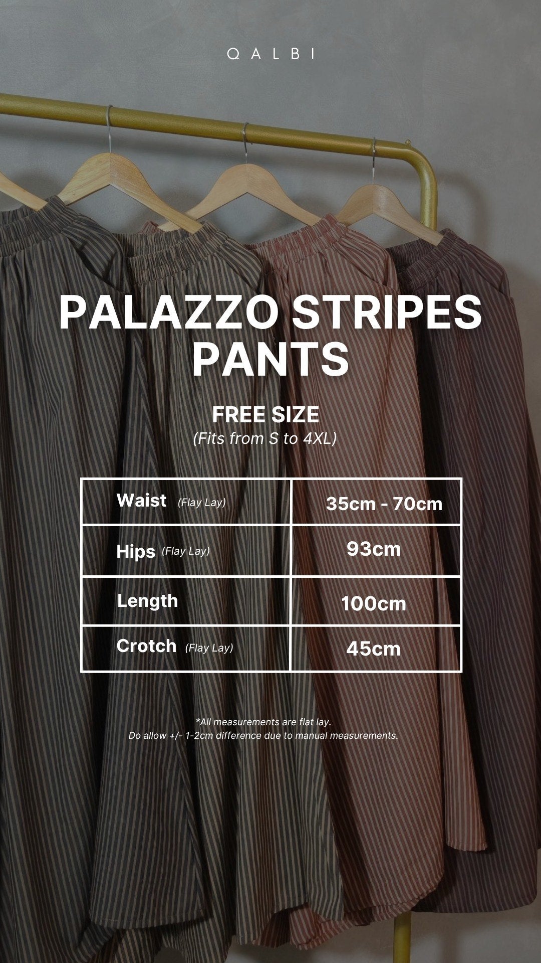 Palazzo Stripes Pants
