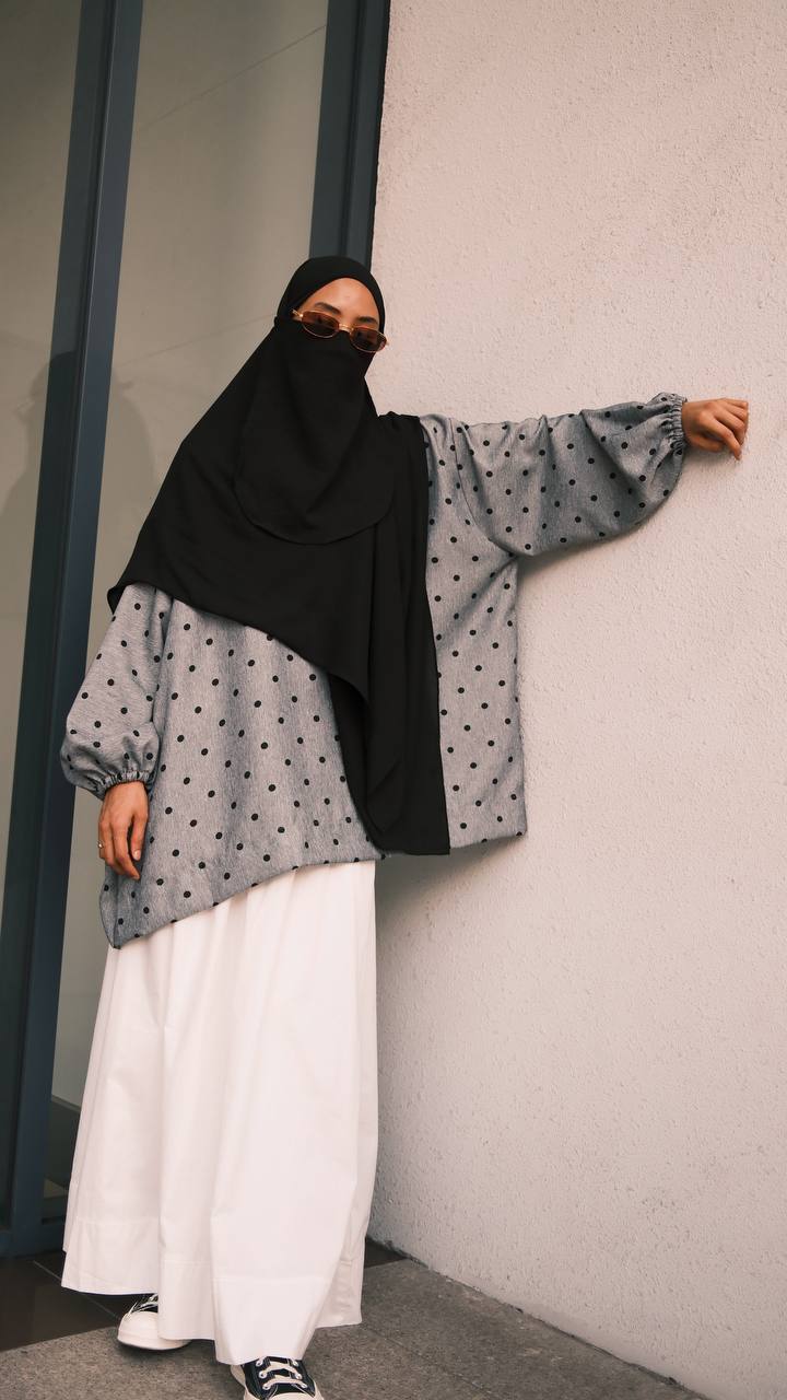 Polka top (semiwool)