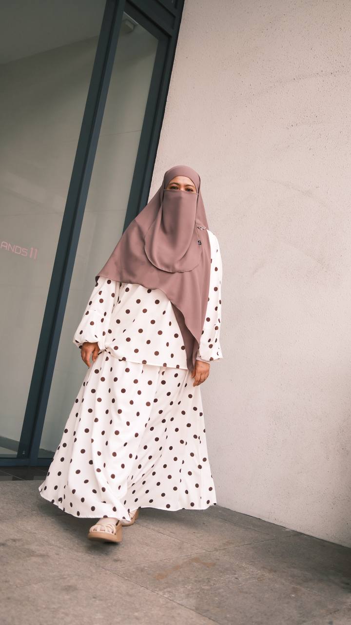 Polka Skirt Set