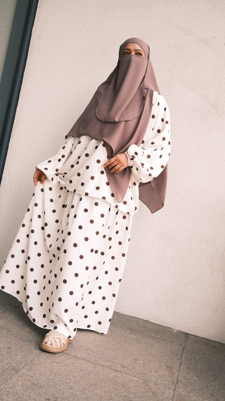 Polka Skirt Set