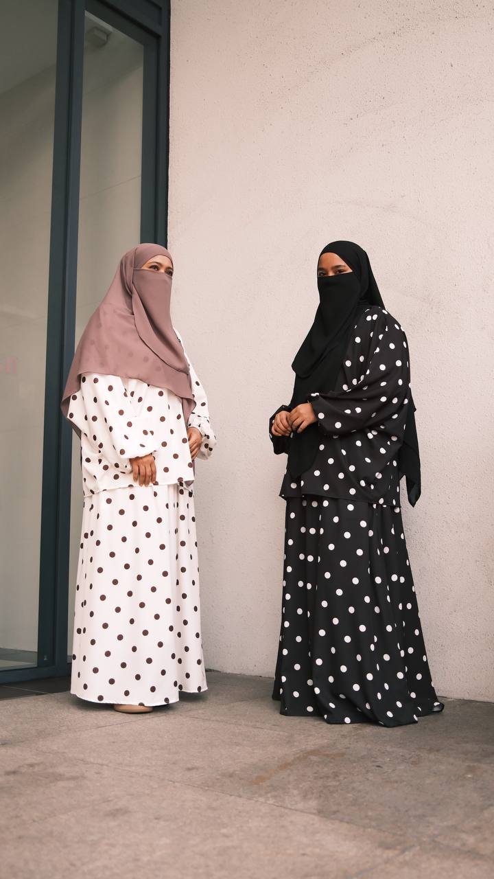 Polka Skirt Set