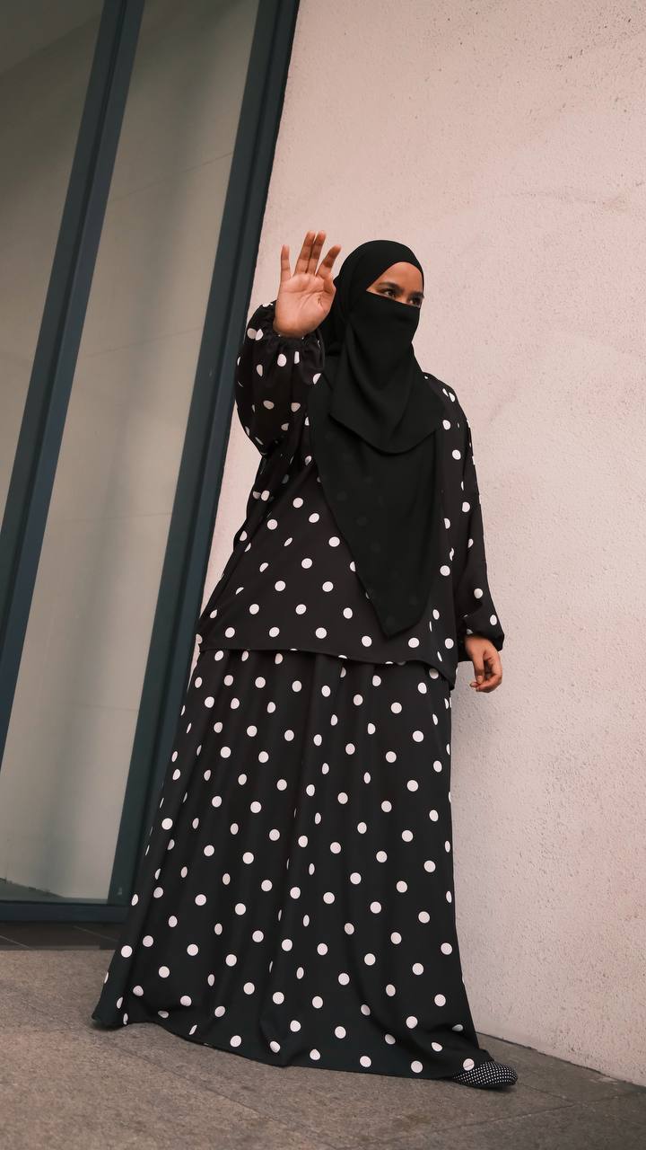 Polka Skirt Set