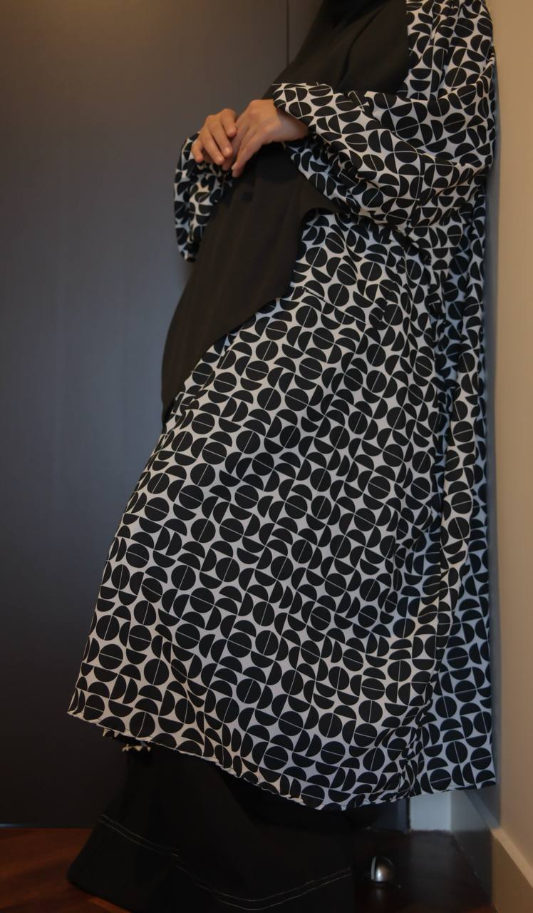 Wardah Black Printed Series