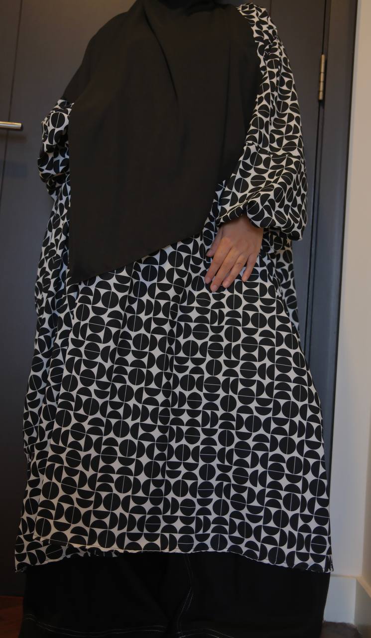 Wardah Black Printed Series