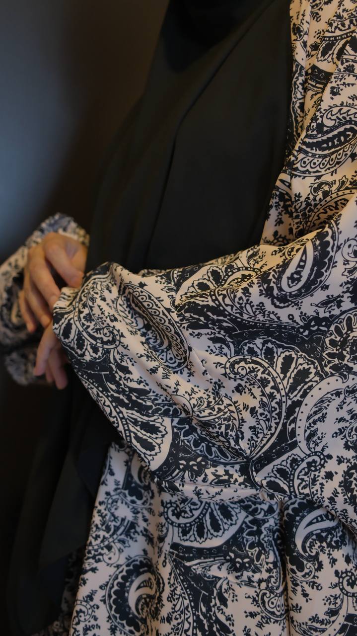 Wardah Black Printed Series