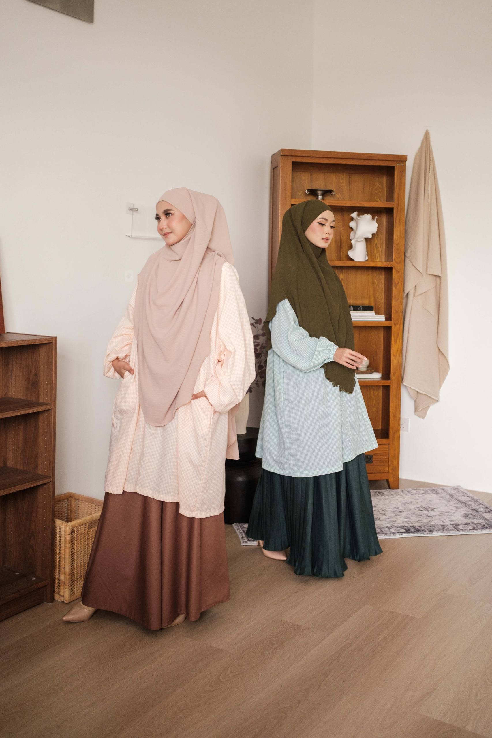 Naya Checkered Tunic