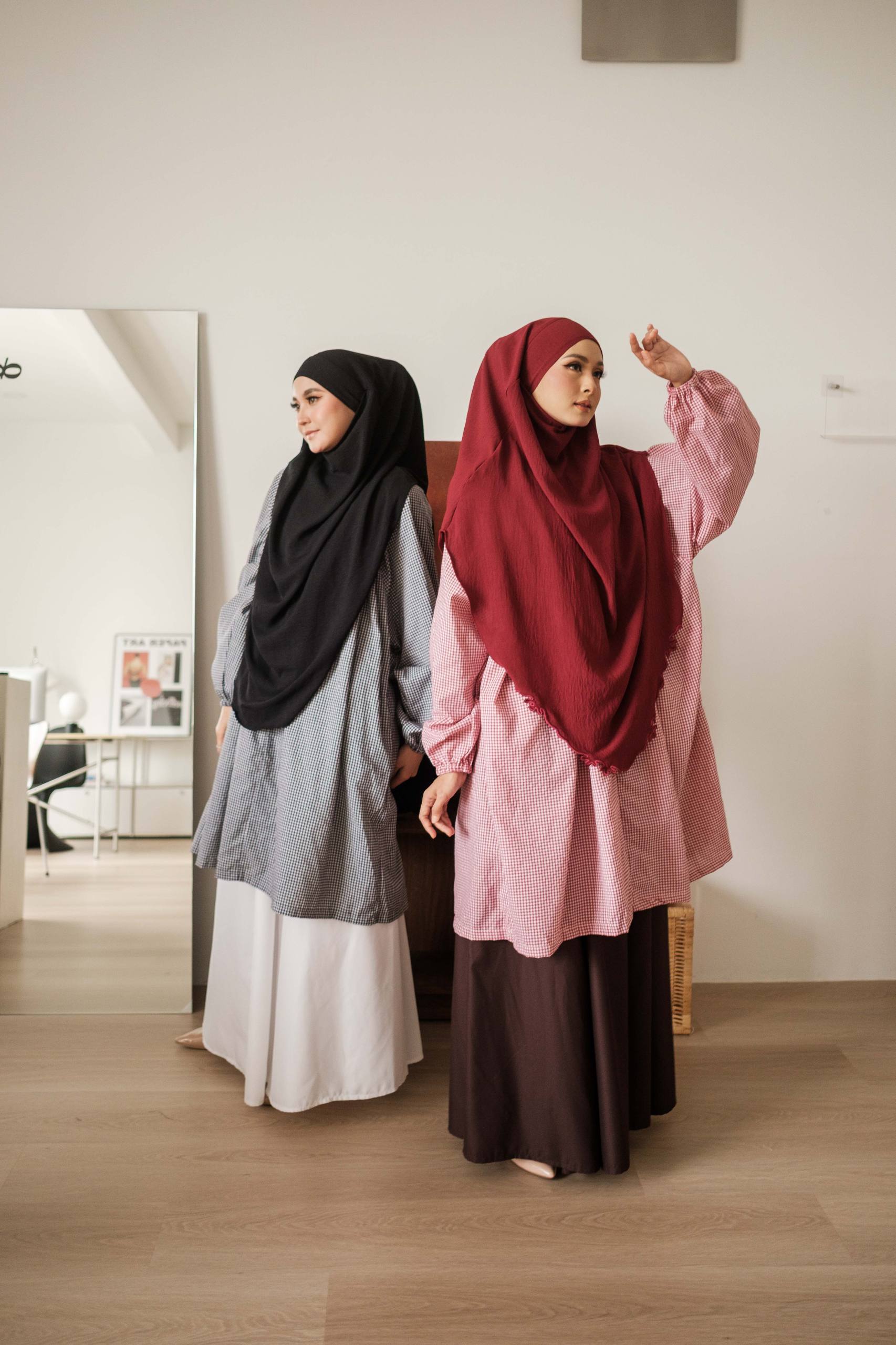 Naya Checkered Tunic