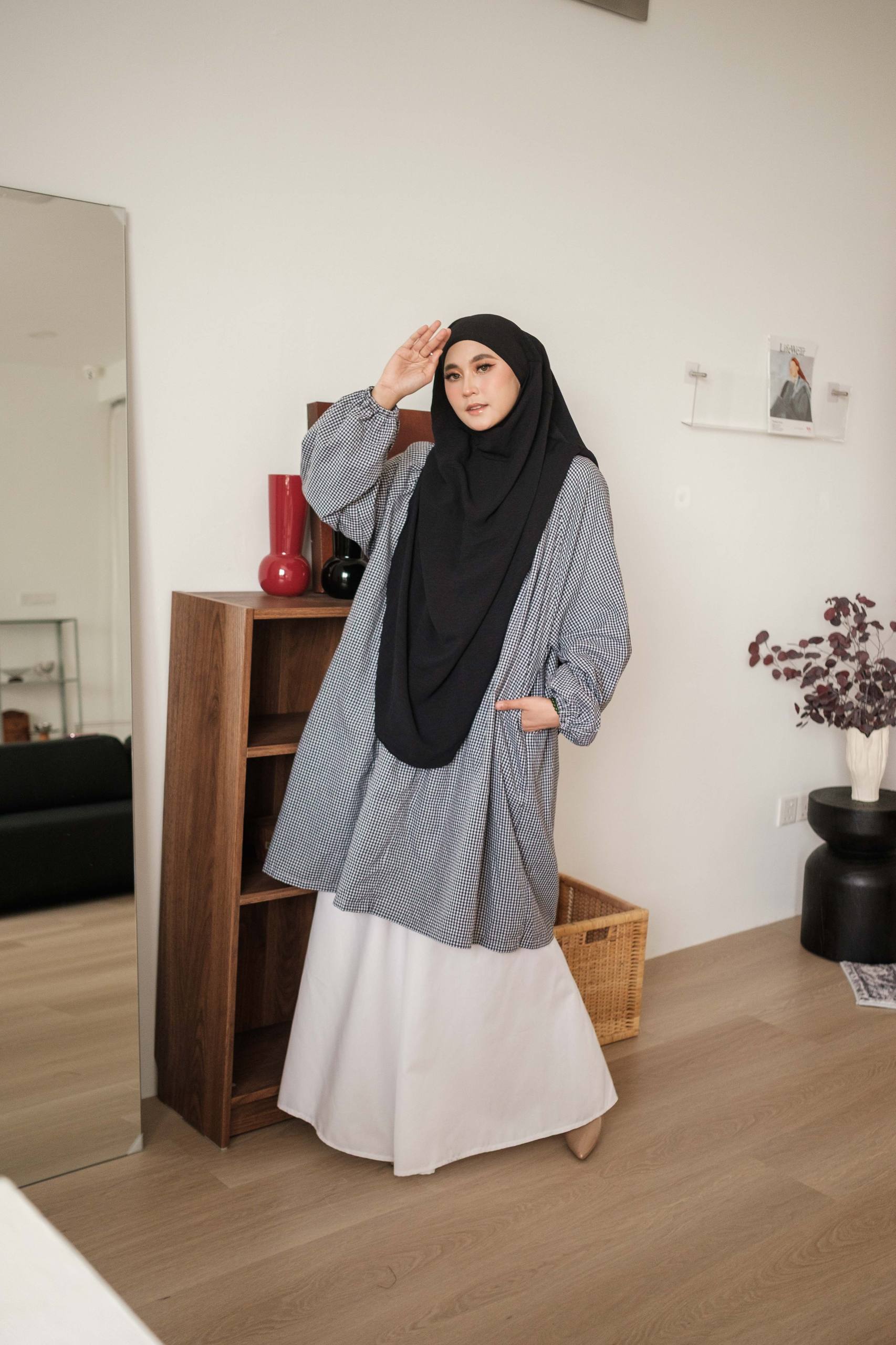 Naya Checkered Tunic